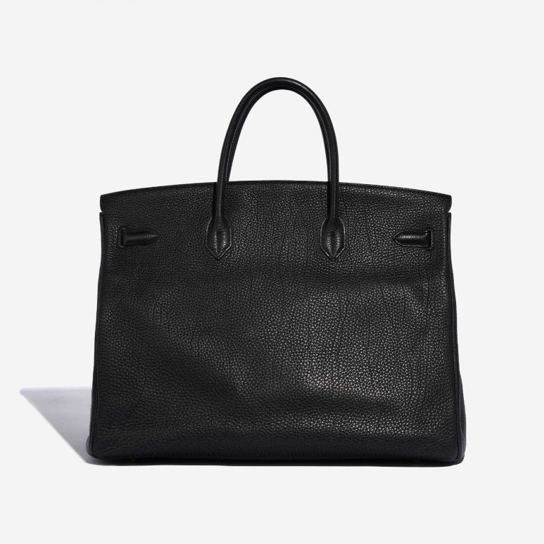 Pre-owned Hermès bag Birkin 40 Togo Black Black Back | Sell your designer bag on Saclab.com