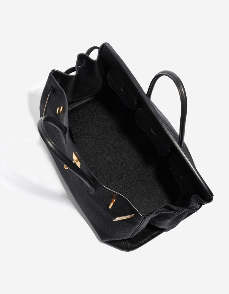 Pre-owned Hermès bag Birkin 40 Togo Black Black Inside | Sell your designer bag on Saclab.com