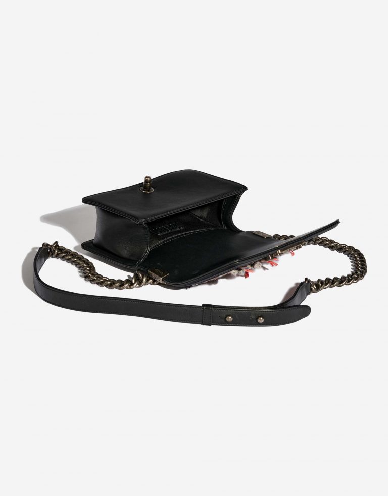 Pre-owned Chanel bag Boy Small Lamb Black / Multicolour Black, Multicolour Inside | Sell your designer bag on Saclab.com