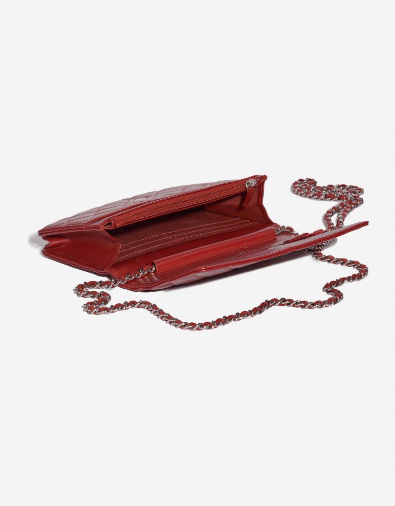 Pre-owned Chanel bag Timeless WOC Lamb Red Red Inside | Sell your designer bag on Saclab.com