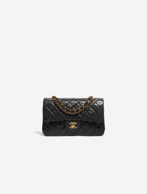 Pre-owned Chanel bag Timeless Small Lamb Black Black Front | Sell your designer bag on Saclab.com