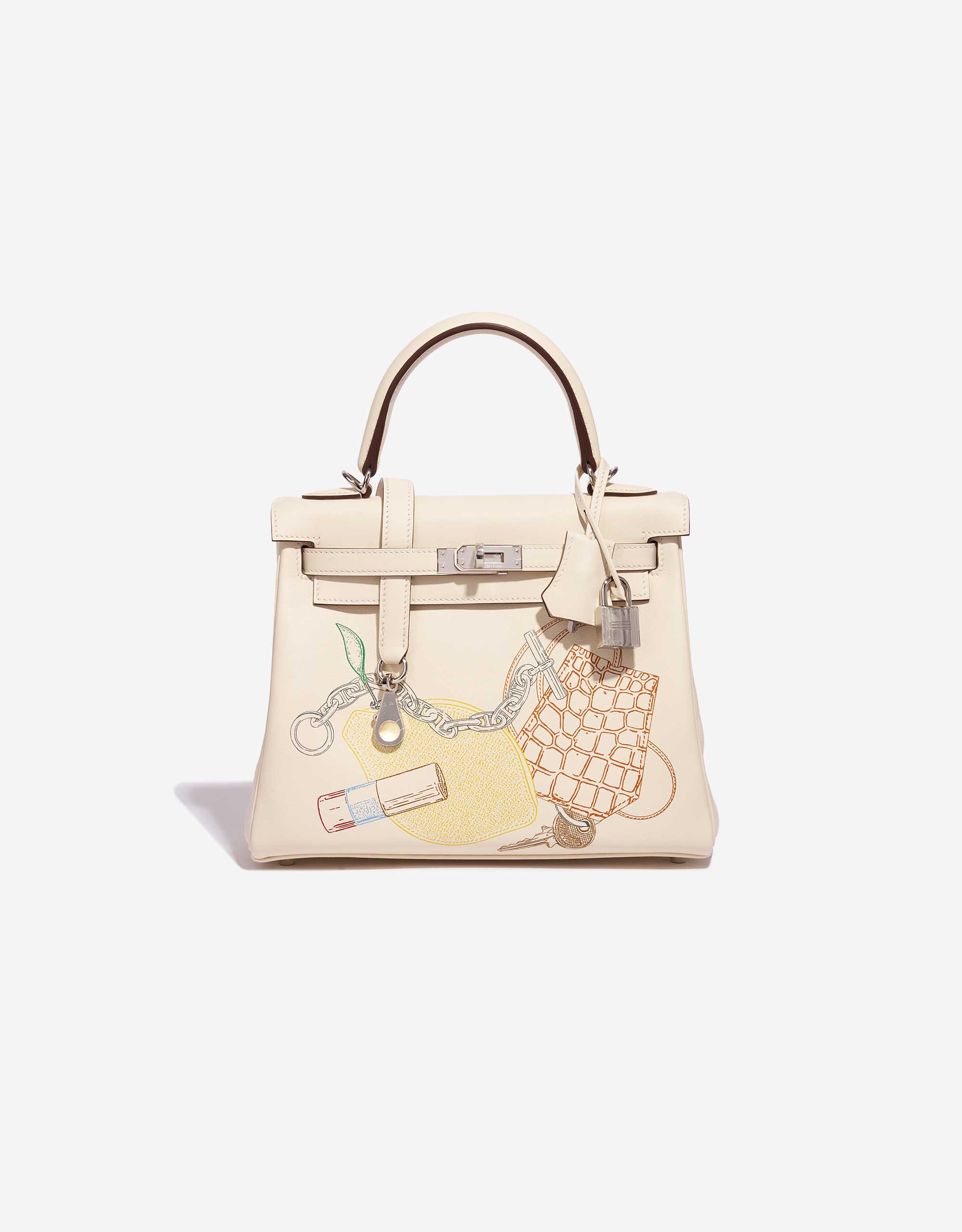 Hermès Kelly 25 Swift Nata In Out SACLÀB