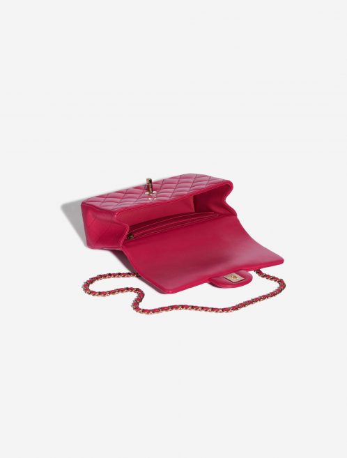 Pre-owned Chanel bag Timeless Mini Rectangular Lamb Raspberry Pink, Rose Inside | Sell your designer bag on Saclab.com
