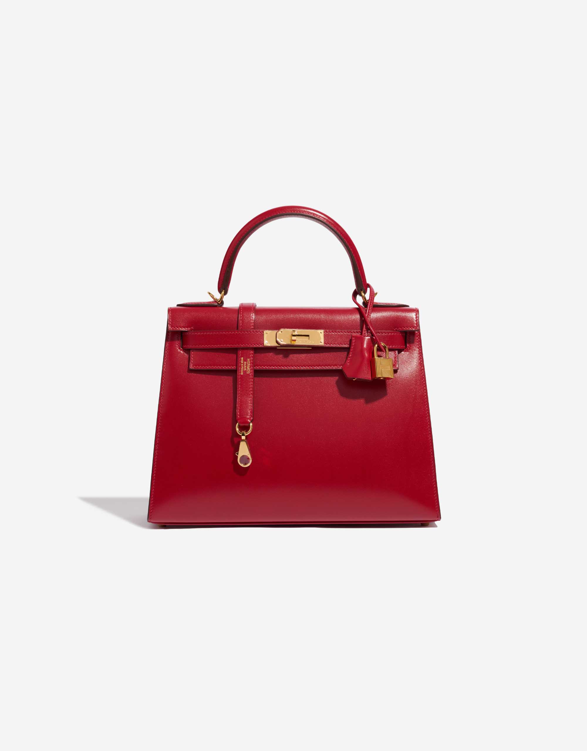 Hermès Kelly 28 Tadelakt Rouge Vif | SACLÀB