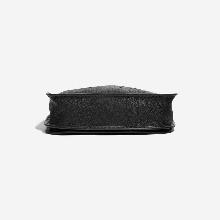 Pre-owned Hermès bag Evelyne 33 Taurillon Clemence Black Black Bottom | Sell your designer bag on Saclab.com