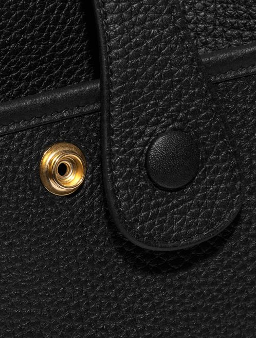 Pre-owned Hermès bag Evelyne 33 Taurillon Clemence Black Black Closing System | Sell your designer bag on Saclab.com