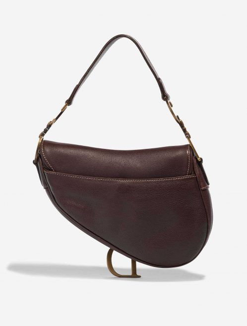 Pre-owned Dior bag Saddle Medium Calf Brown Brown Back | Sell your designer bag on Saclab.com