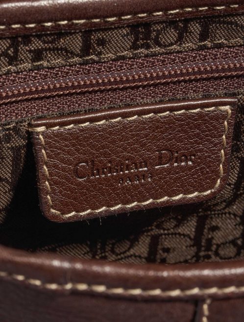 Pre-owned Dior bag Saddle Medium Calf Brown Brown Logo | Sell your designer bag on Saclab.com