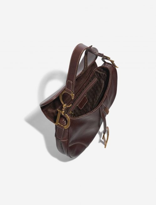 Pre-owned Dior bag Saddle Medium Calf Brown Brown Inside | Sell your designer bag on Saclab.com