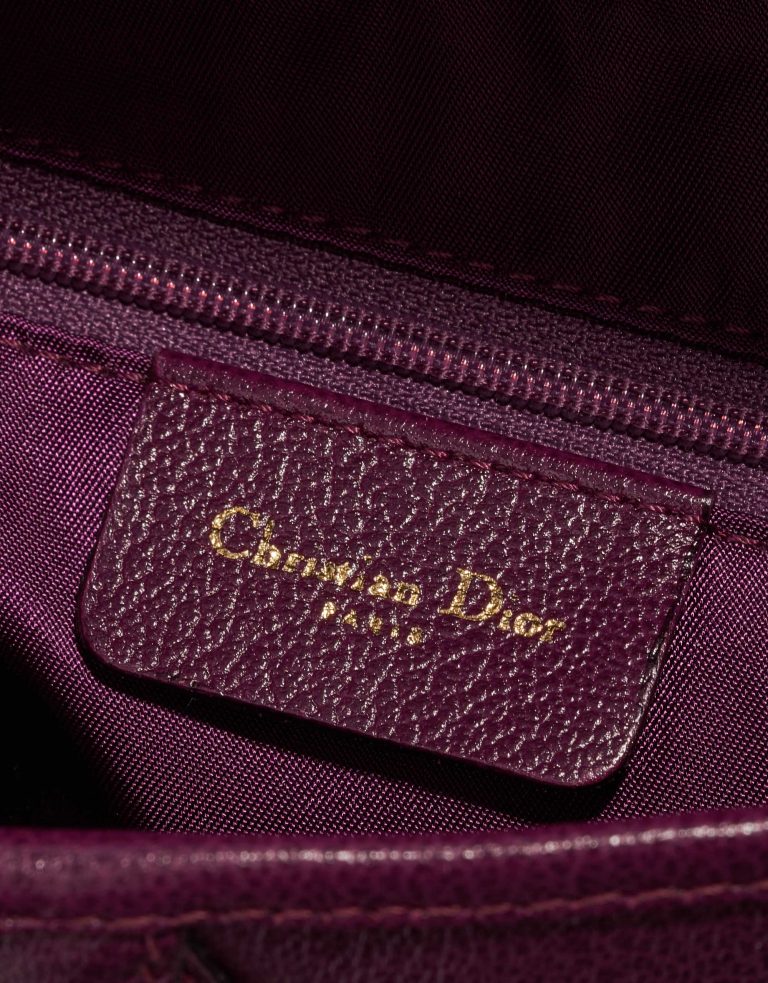 Pre-owned Dior bag Double Saddle Calf Purple Violet Logo | Sell your designer bag on Saclab.com