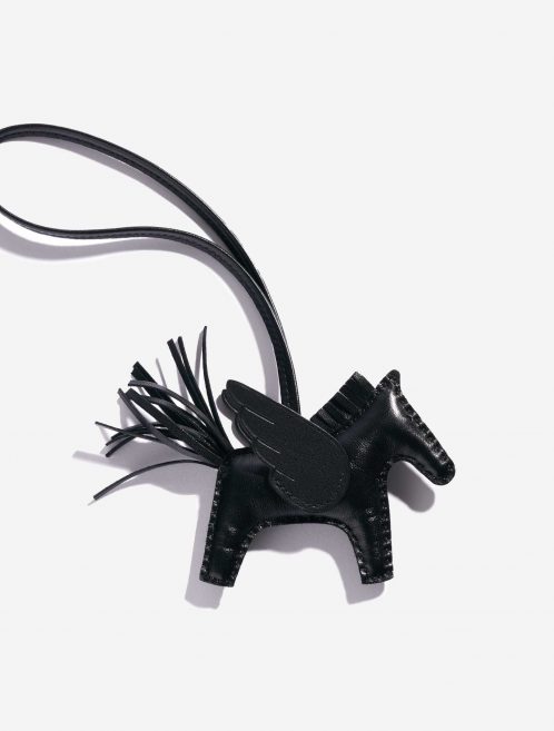 Pre-owned Hermès bag Rodeo PM Milo Lamb So Black Black Front | Sell your designer bag on Saclab.com