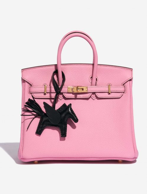 Pre-owned Hermès bag Rodeo PM Milo Lamb So Black Black Detail | Sell your designer bag on Saclab.com