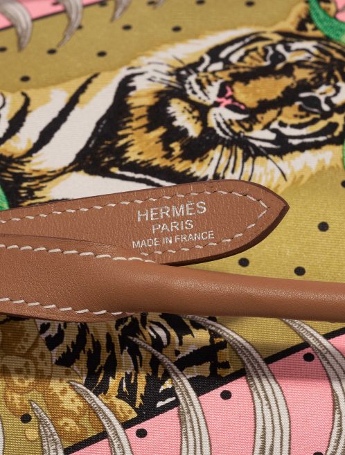 Pre-owned Hermès bag Silk City 41 Silk / Swift Rose d’été / Beige / Sable / Gold Beige, Gold, Rose Logo | Sell your designer bag on Saclab.com