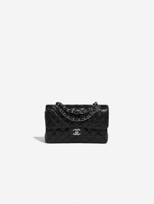 Pre-owned Chanel bag Timeless Small Caviar Black Black Front | Sell your designer bag on Saclab.com