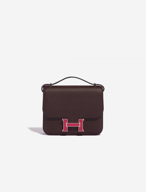 Pre-owned Hermès bag Constance 18 Epsom Rouge Sellier / Framboise Red Front | Sell your designer bag on Saclab.com