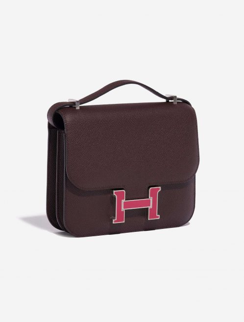Pre-owned Hermès bag Constance 18 Epsom Rouge Sellier / Framboise Red Side Front | Sell your designer bag on Saclab.com