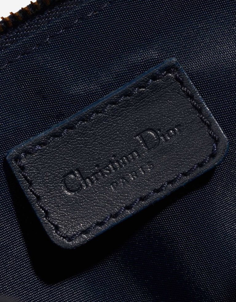 Pre-owned Dior bag Saddle Clutch Oblique Jacquard Blue Blue Logo | Sell your designer bag on Saclab.com