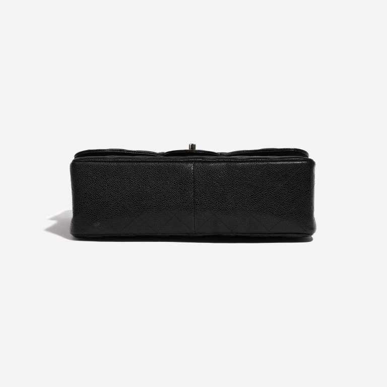 Pre-owned Chanel bag Timeless Jumbo Caviar Black Black Bottom | Sell your designer bag on Saclab.com