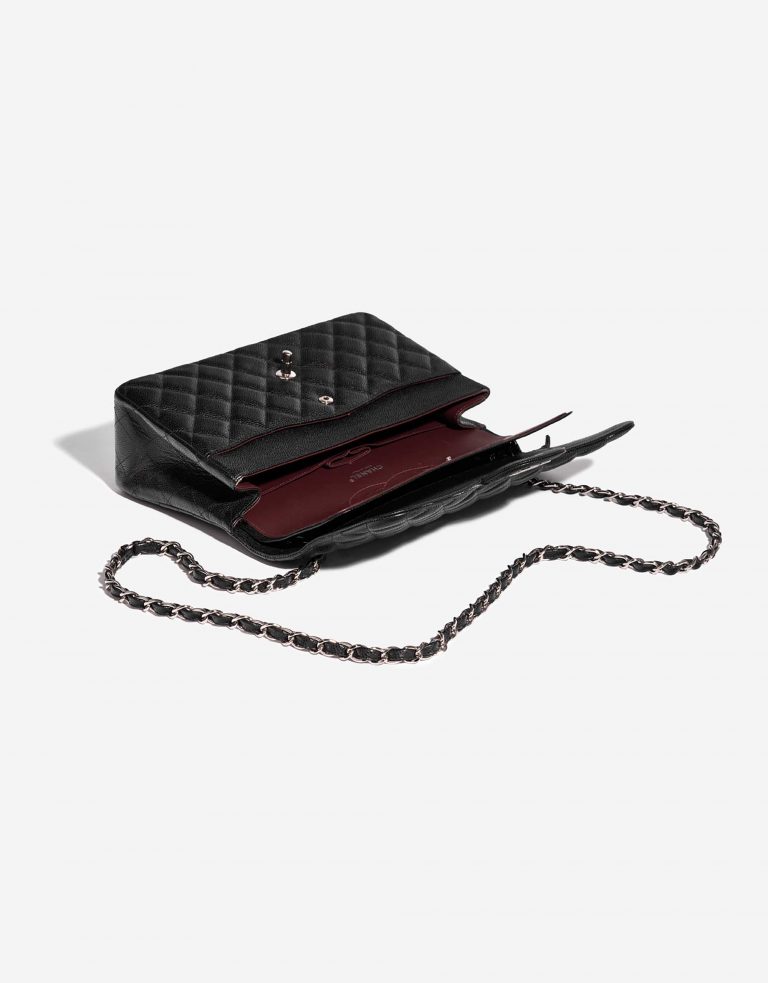 Pre-owned Chanel bag Timeless Jumbo Caviar Black Black Inside | Sell your designer bag on Saclab.com