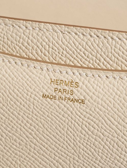 Pre-owned Hermès bag Constance 18 Epsom Craie Beige Logo | Sell your designer bag on Saclab.com