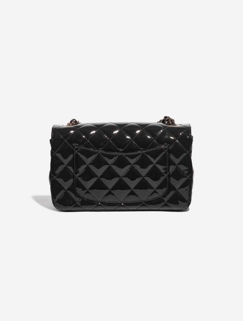 Pre-owned Chanel bag Timeless Mini Rectangular Patent Leather Black Black Back | Sell your designer bag on Saclab.com