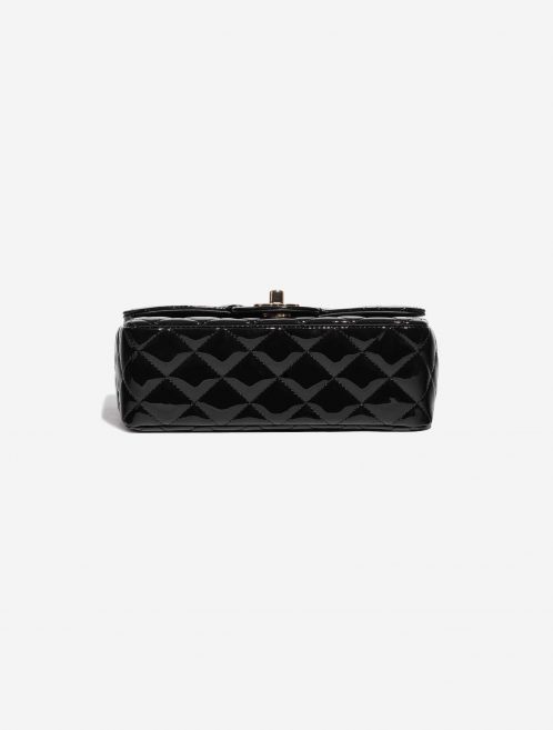 Pre-owned Chanel bag Timeless Mini Rectangular Patent Leather Black Black Bottom | Sell your designer bag on Saclab.com
