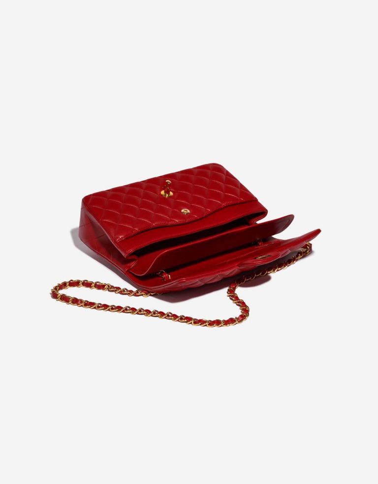 Pre-owned Chanel bag Timeless Medium Lambskin Red Red Inside | Sell your designer bag on Saclab.com