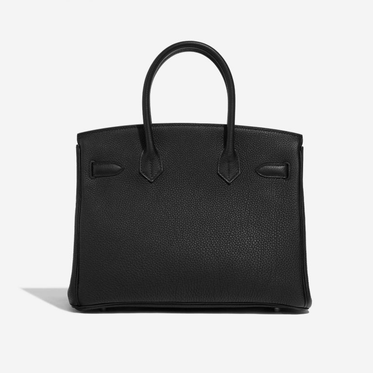 Pre-owned Hermès bag Birkin 30 Togo Black Black Back | Sell your designer bag on Saclab.com