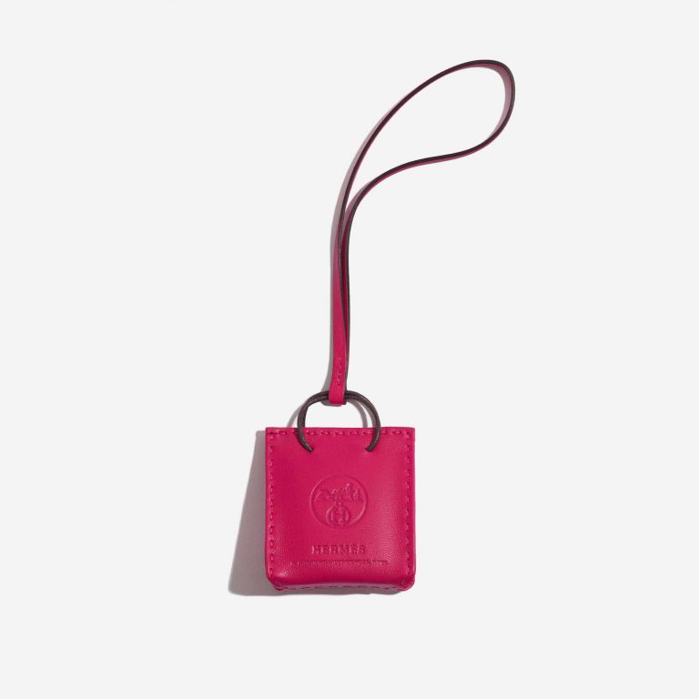Pre-owned Hermès bag Bag Charm Milo Rose Mexico Pink Front | Sell your designer bag on Saclab.com