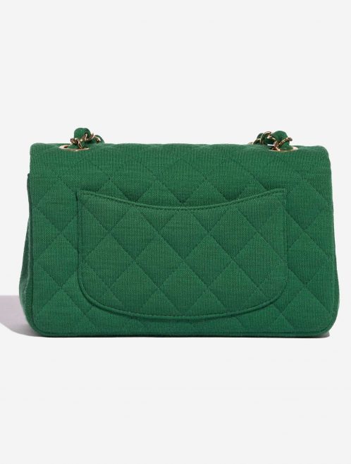Pre-owned Chanel bag Timeless Mini Rectangular Cotton Green Green Back | Sell your designer bag on Saclab.com