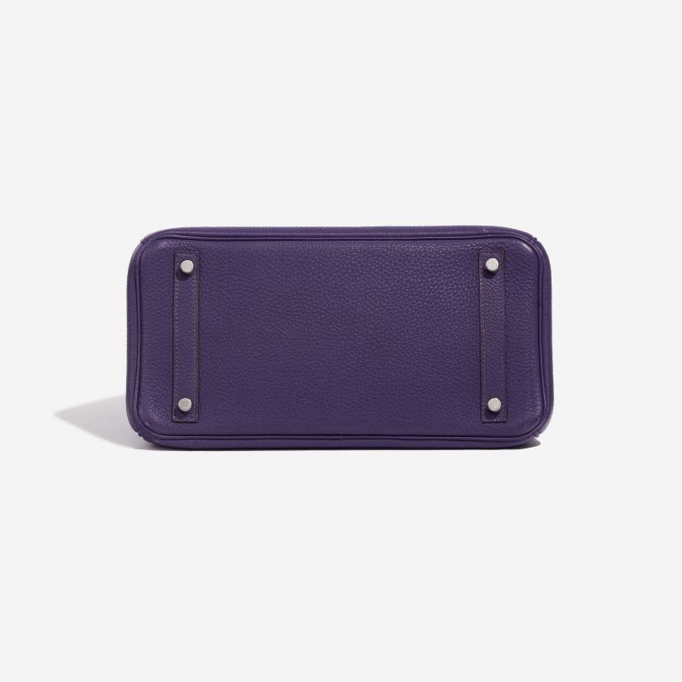 Pre-owned Hermès bag Birkin 30 Togo Iris Violet Bottom | Sell your designer bag on Saclab.com