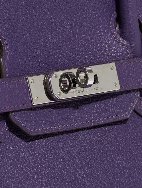 Pre-owned Hermès bag Birkin 30 Togo Iris Violet Closing System | Sell your designer bag on Saclab.com