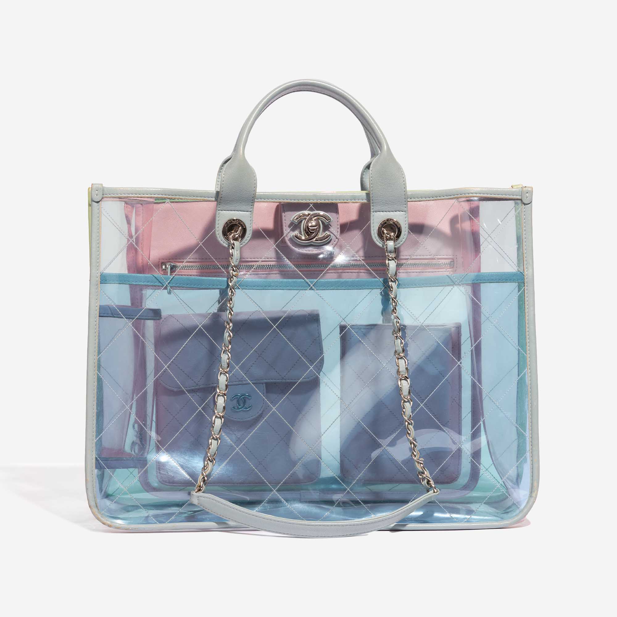 Chanel Shopping Tote PVC / Leather Transparent / Multicolor