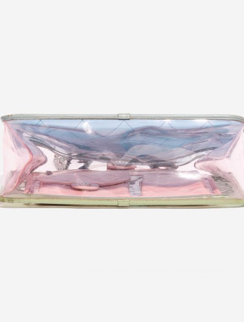 Pre-owned Chanel bag Shopping Tote PVC / Leather Transparent / Multicolor Multicolour, Transparent Bottom | Sell your designer bag on Saclab.com