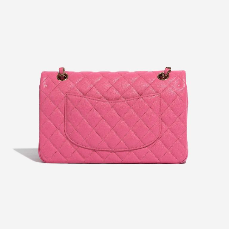 Pre-owned Chanel bag Timeless Medium Caviar Pink Pink Back | Sell your designer bag on Saclab.com