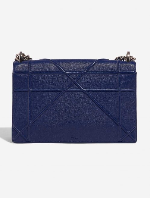 Pre-owned Dior bag Diorama Medium Calf Dark Blue Blue Back | Sell your designer bag on Saclab.com