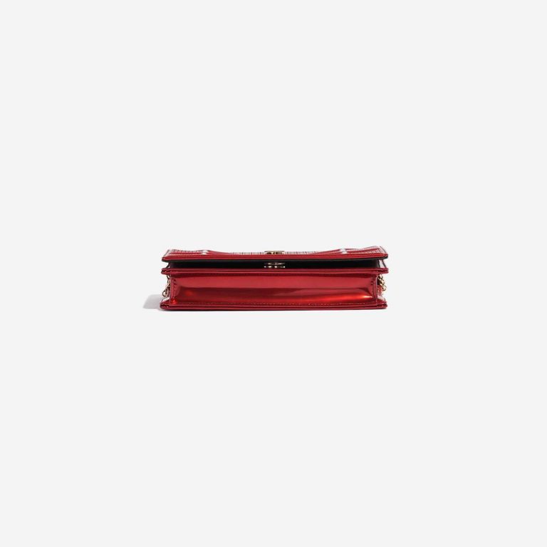 Pre-owned Dior bag Diorama WOC Patent Leather Red Red Bottom | Sell your designer bag on Saclab.com
