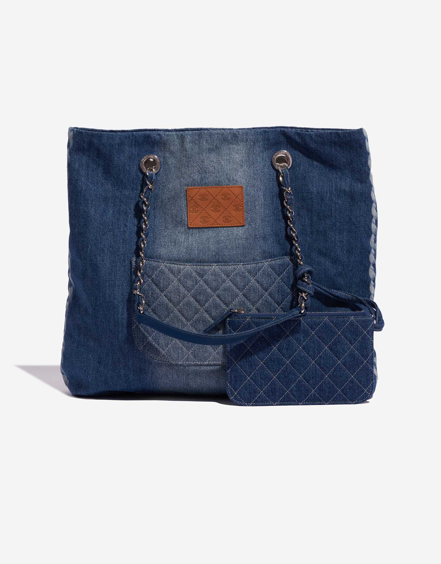 Chanel Shopping Tote Denim Blue SACLÀB