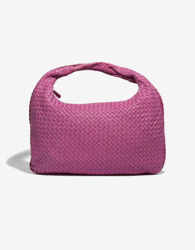 Pre-owned Bottega Veneta bag Hobo Large Lamb Fuchsia Pink Front | Sell your designer bag on Saclab.com