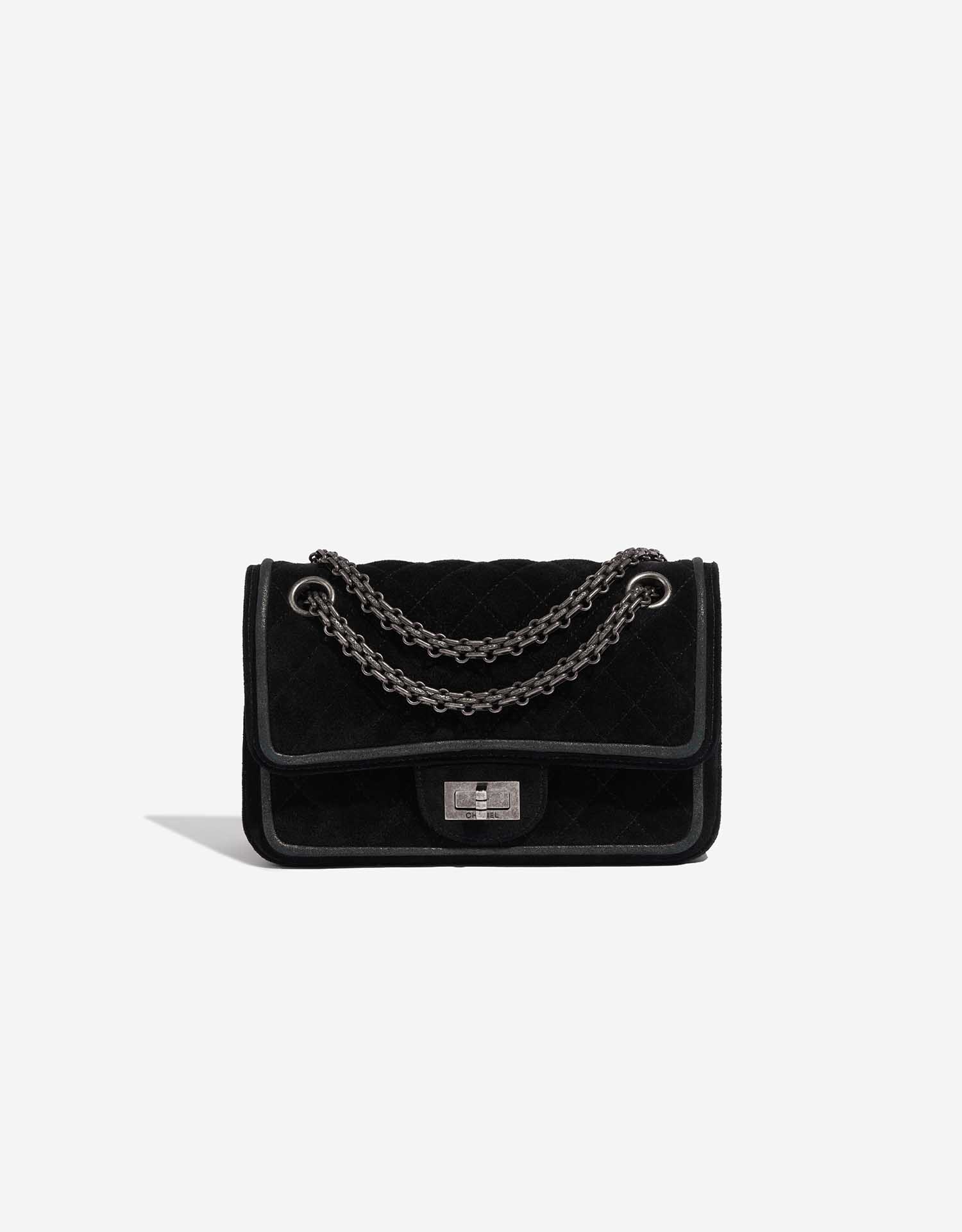 Chanel 2.55 Reissue Velvet Black | SACLÀB