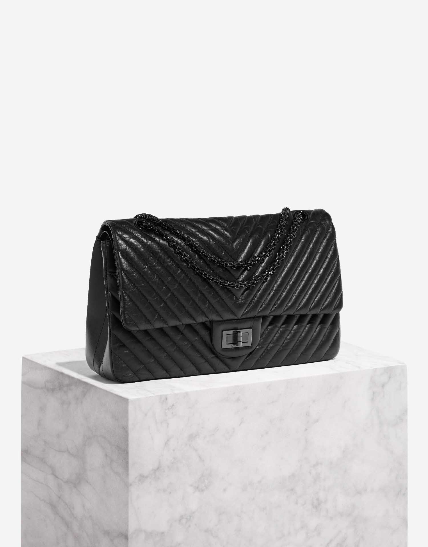 Chanel 2.55 Reissue 227 Aged Calf SO Black | SACLÀB
