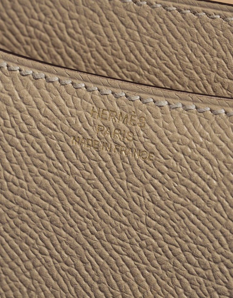 Pre-owned Hermès bag Constance 18 Epsom Trench Beige Logo | Sell your designer bag on Saclab.com
