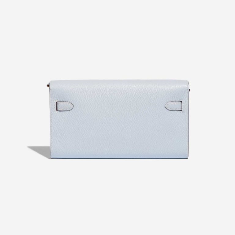 Pre-owned Hermès bag Kelly To Go Epsom Blue Brume Blue Back | Sell your designer bag on Saclab.com