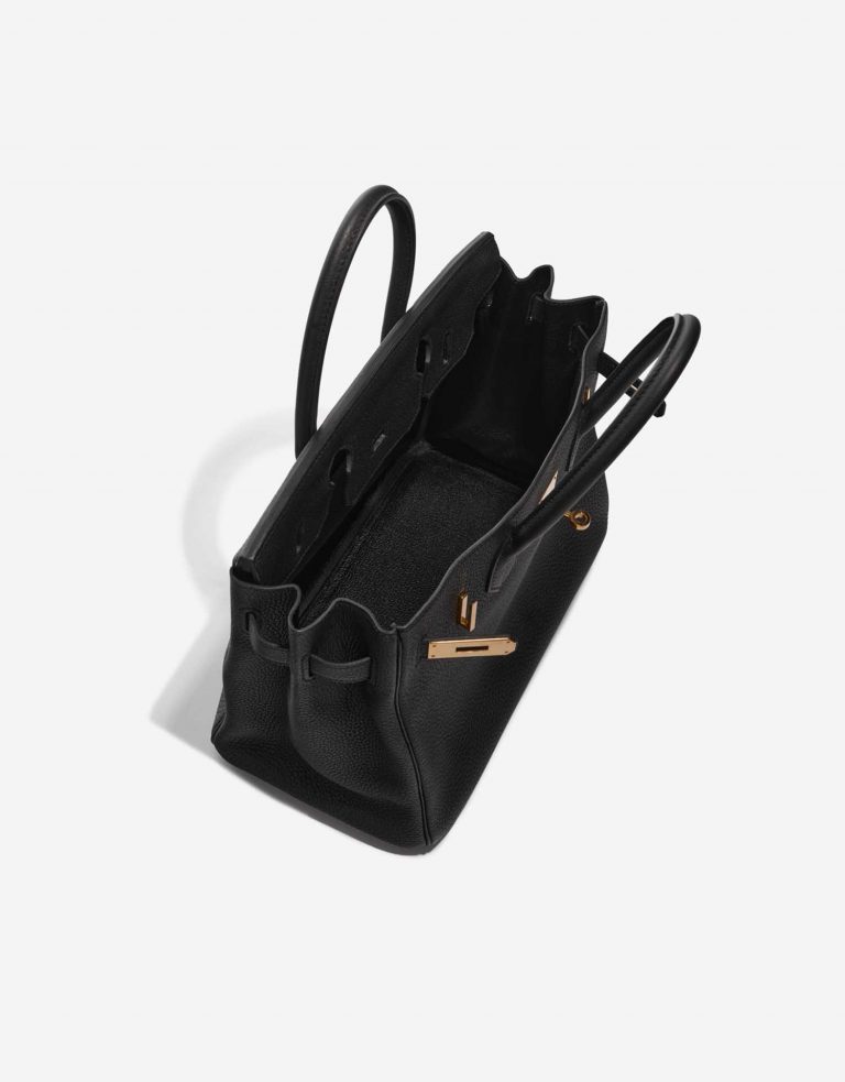 Pre-owned Hermès bag Birkin 30 Togo Black Black Inside | Sell your designer bag on Saclab.com