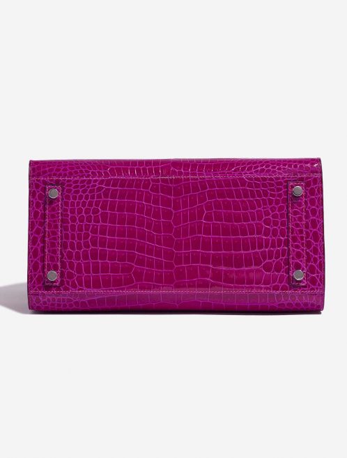Pre-owned Hermès bag Birkin 30 Porosus Crocodile Rose Pourpre Rose Bottom | Sell your designer bag on Saclab.com