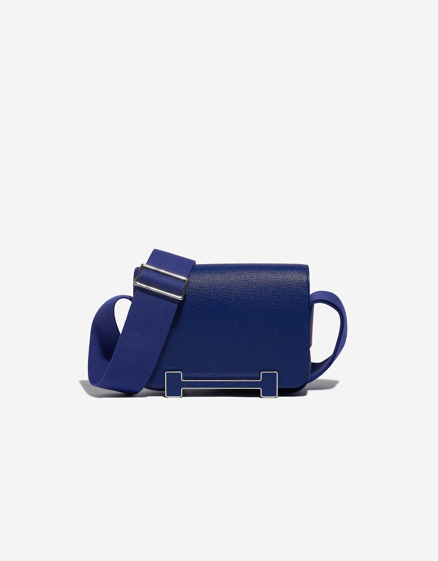 Hermès Geta 21 Chevre Mysore Blue Electrique | SACLÀB