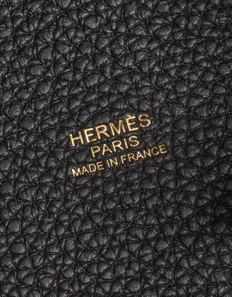 Pre-owned Hermès bag Picotin 18 Taurillon Clemence Black Black Logo | Sell your designer bag on Saclab.com