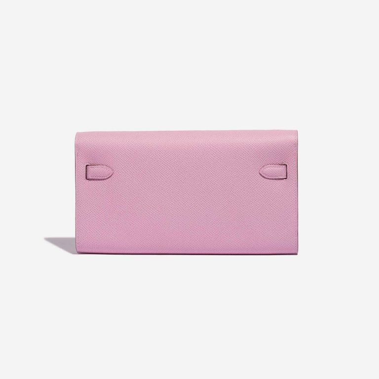 Pre-owned Hermès bag Kelly To Go Epsom Mauve Sylvestre Pink Back | Sell your designer bag on Saclab.com