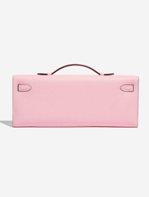 Pre-owned Hermès bag Kelly Cut Clutch Swift Rose Sakura Back | Sell your designer bag on Saclab.com