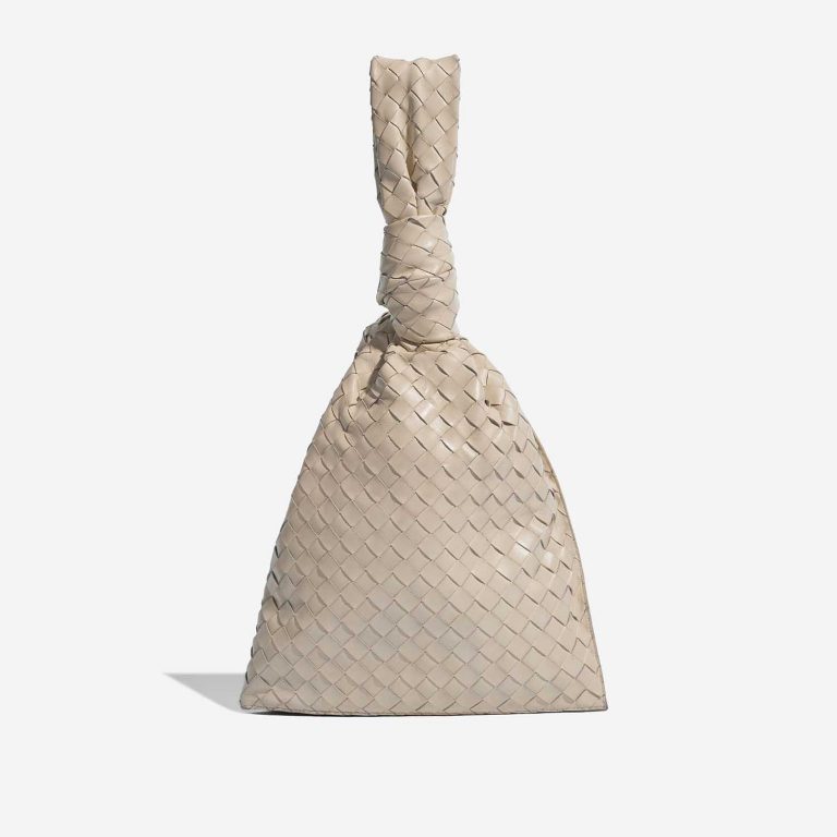 Pre-owned Bottega Veneta bag Twist Medium Lamb Chalk Beige Front | Sell your designer bag on Saclab.com